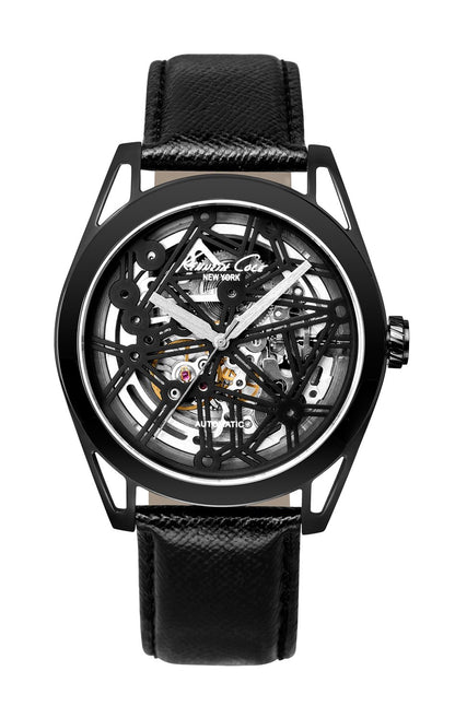 Kenneth Cole New York Men's KC8083 Automatic Analog Display Automatic Self Wind Black Watch