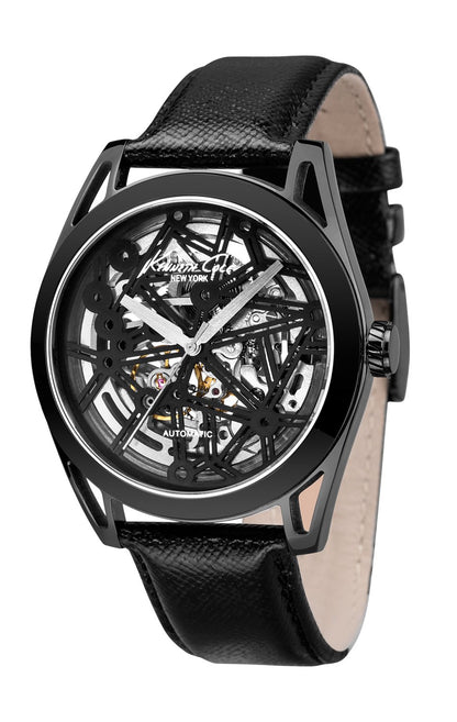 Kenneth Cole New York Men's KC8083 Automatic Analog Display Automatic Self Wind Black Watch