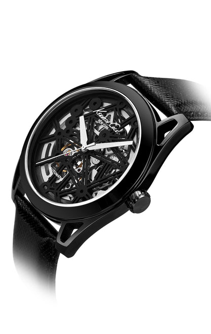 Kenneth Cole New York Men's KC8083 Automatic Analog Display Automatic Self Wind Black Watch