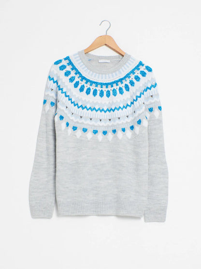 LC WAIKIKI Women Blue Jumper