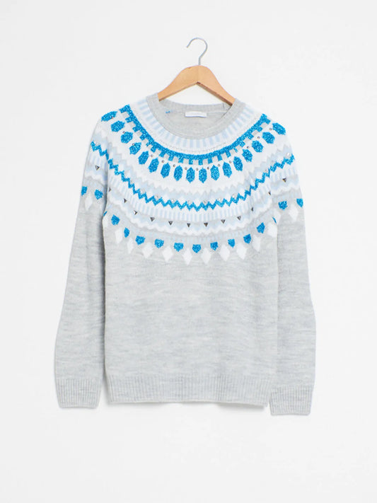 LC WAIKIKI Women Blue Jumper