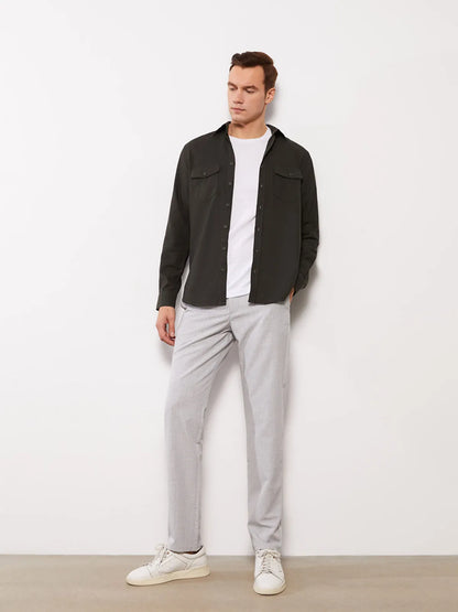 LC WAIKIKI Slim Fit Men's Grey Trouser