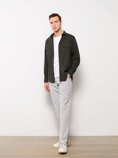 LC WAIKIKI Slim Fit Men's Grey Trouser