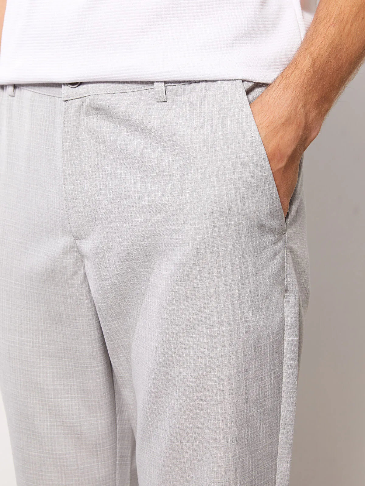 LC WAIKIKI Slim Fit Men's Grey Trouser