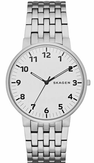 Men's Skagen Ancher Stainless Steel 40mm Watch SKW6200