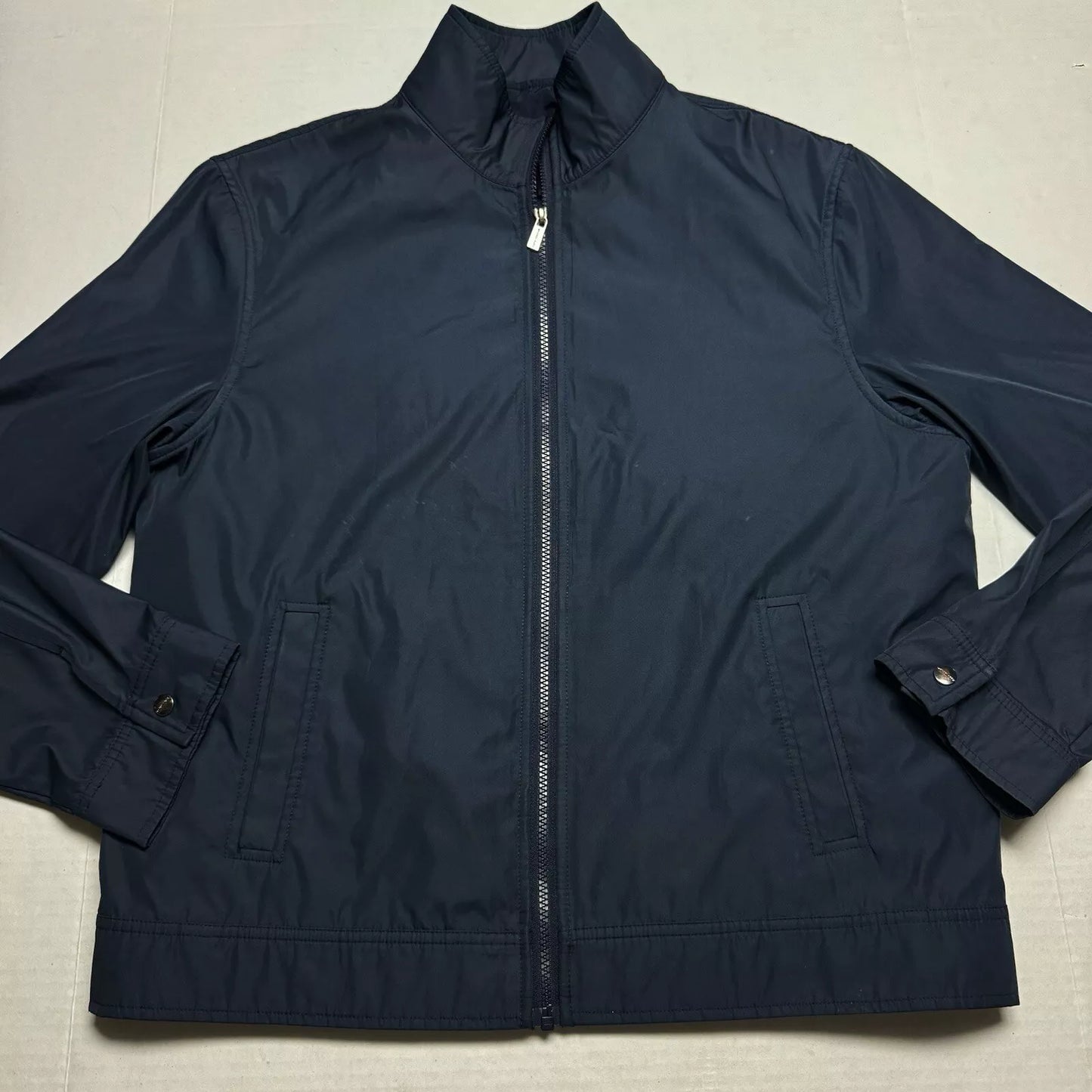 Michael Kors Men's Black Tech Track Jacket Waterproof